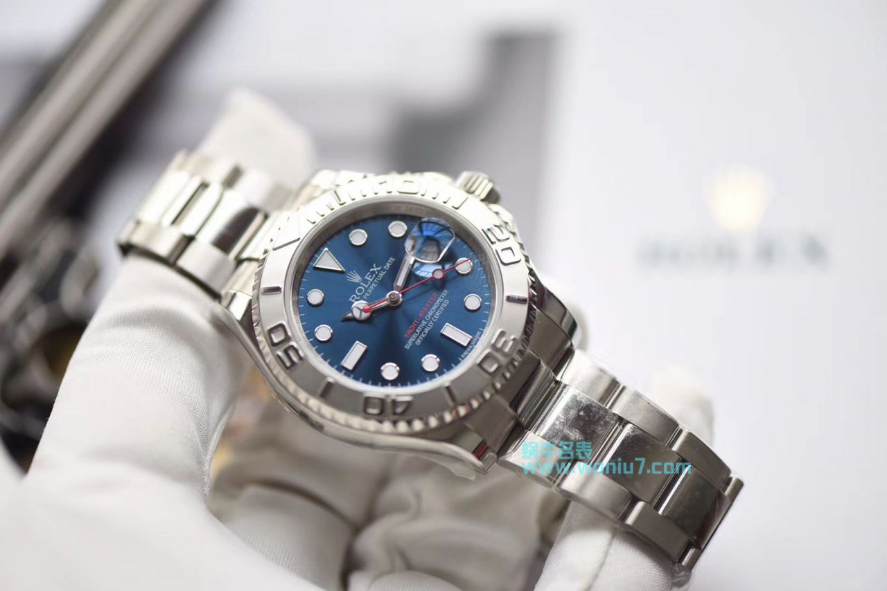 【AR一比一超A高仿手表】劳力士游艇名仕型系列116622蓝盘腕表 / R250