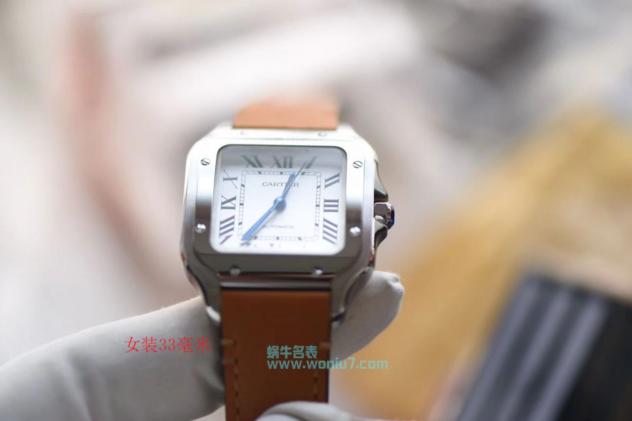 【V6厂一比一超A顶级高仿手表】卡地亚山度士系列WSSA0009男女情侣腕表 / K165