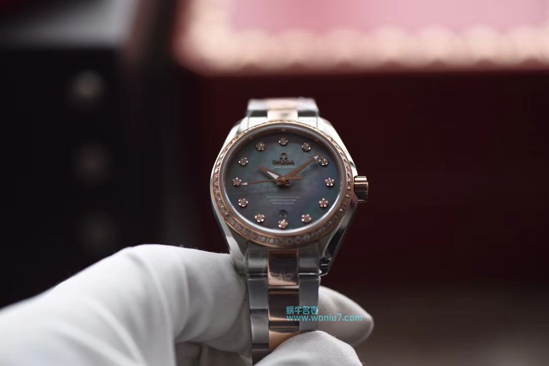 【台湾厂一比一超A高仿手表】欧米茄海马系列231.15.34.20.57.001女士机械腕表集合 