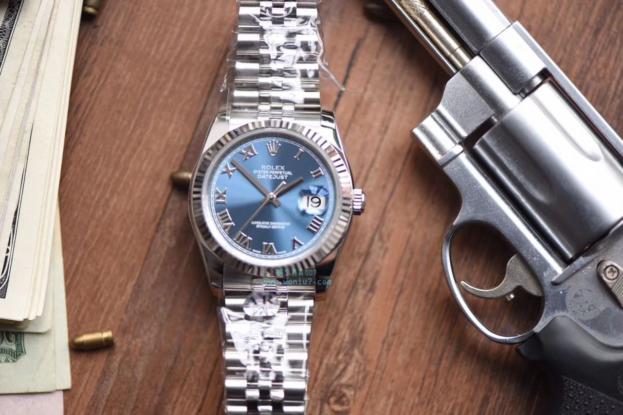 劳力士日志型系列116234-63200蓝罗腕表【AR顶级复刻手表】 / R266