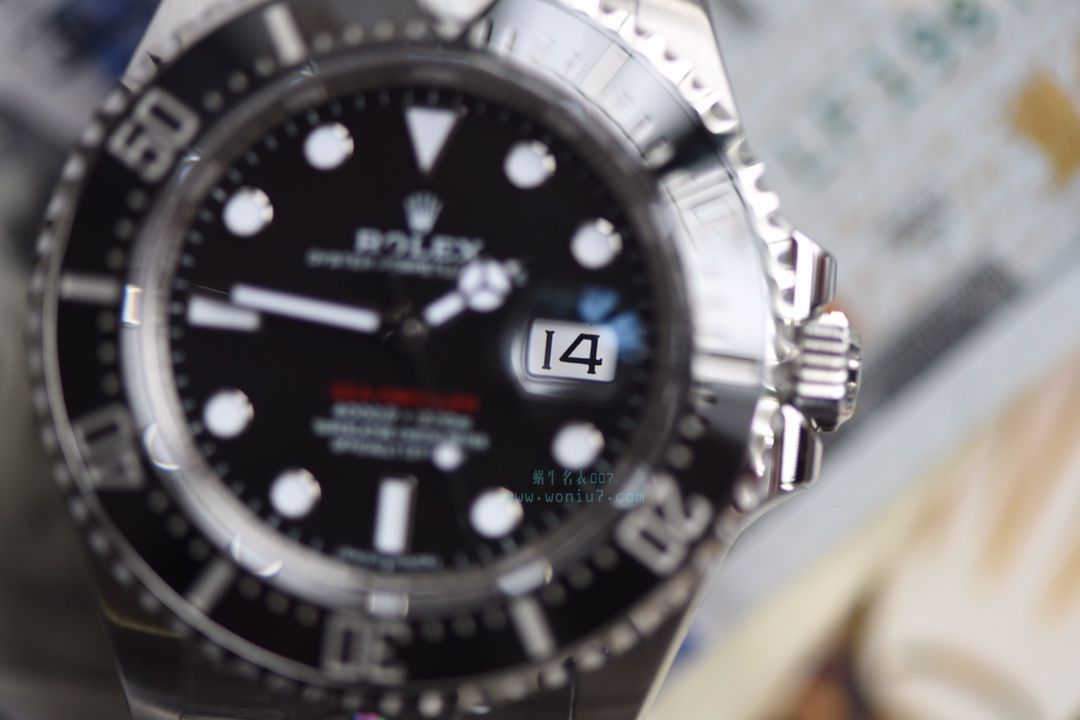 【独家视频评测AR一比一超A高仿手表】劳力士ROLEX海使型系列Rolex Sea-Dweller 50周年126600 单红43毫米腕表 / RBG194