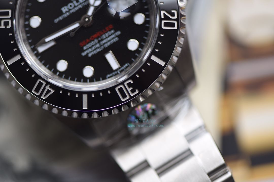 【独家视频评测AR一比一超A高仿手表】劳力士ROLEX海使型系列Rolex Sea-Dweller 50周年126600 单红43毫米腕表 