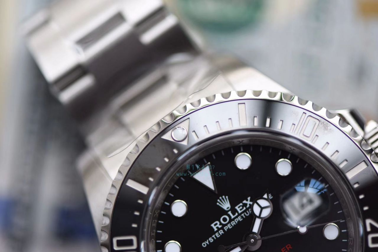 【独家视频评测AR一比一超A高仿手表】劳力士ROLEX海使型系列Rolex Sea-Dweller 50周年126600 单红43毫米腕表 