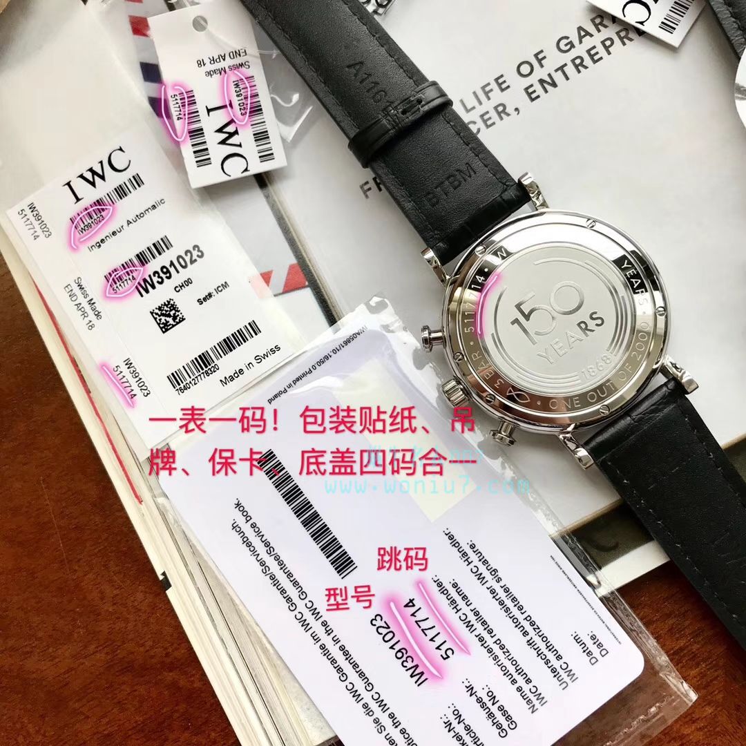 【原单货】IWC万国表柏涛菲诺系列IW391001腕表 / WG179