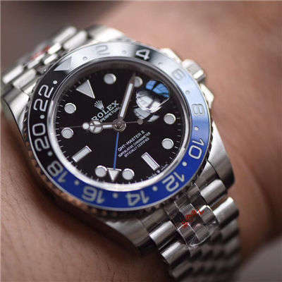 【GM一比一顶级高仿手表】劳力士格林尼治型II系列m126710blnr-0002腕表