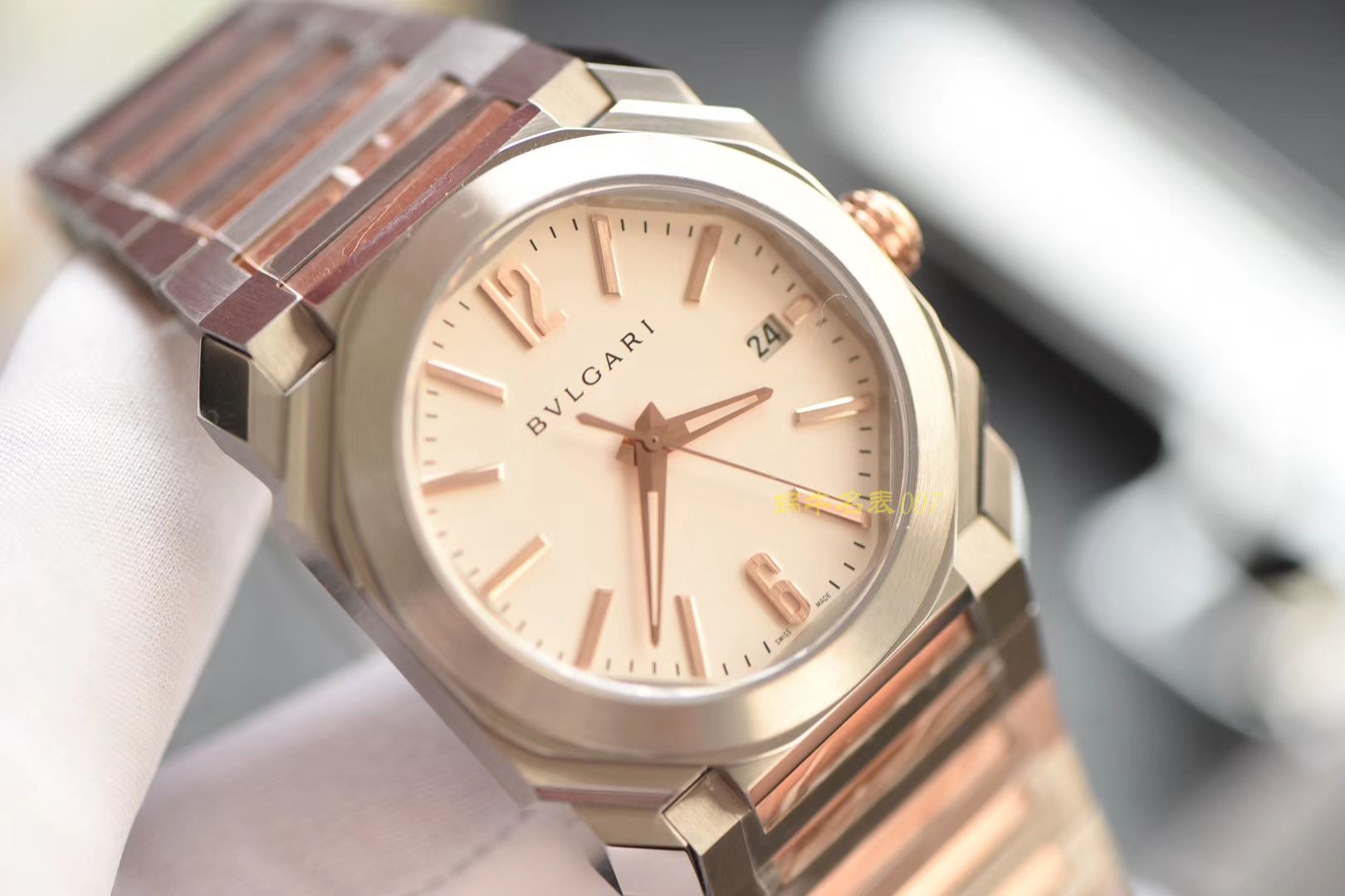 宝格丽OCTO系列102118 BGO38WSPGD腕表【台湾厂一比一复刻手表】 / BG023