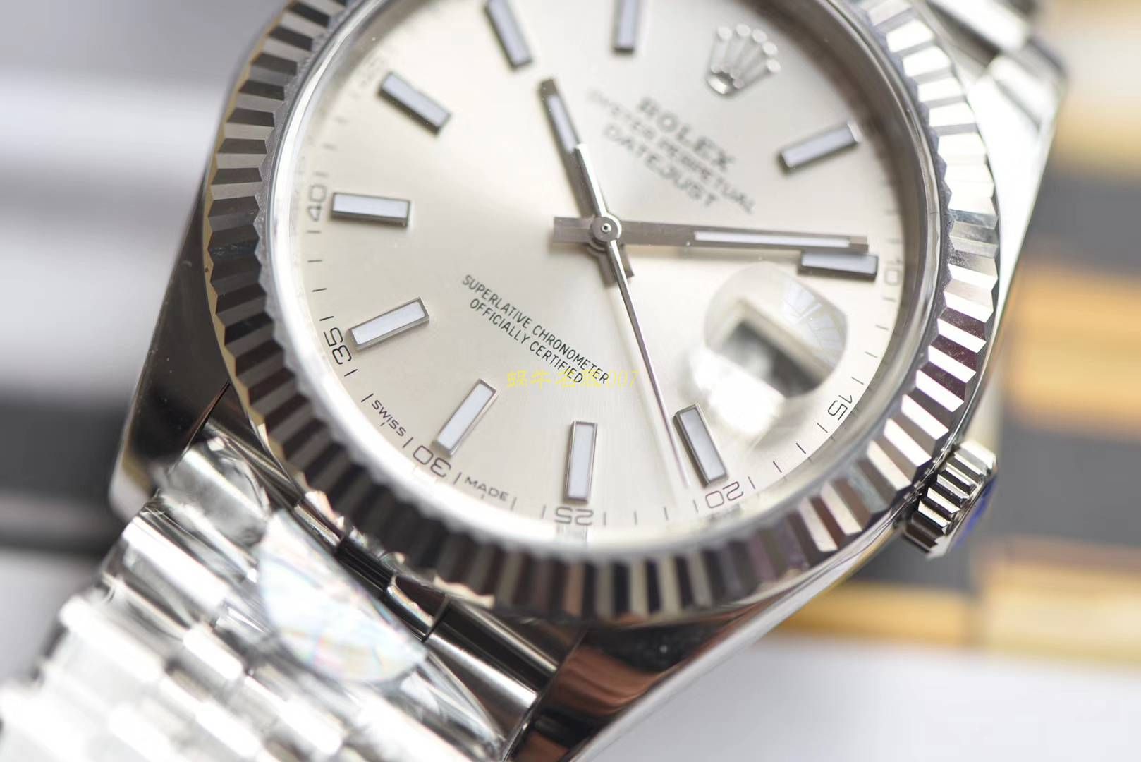 【AR一比一超A高仿手表】劳力士日志型DATEJUST系列116334银盘腕表 