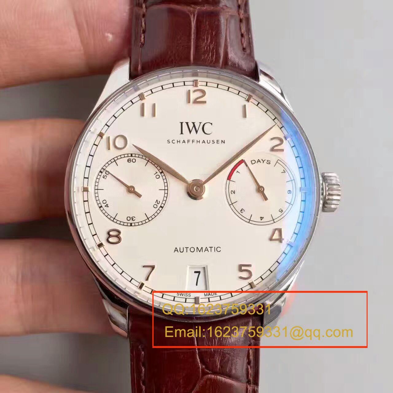 IWC万国表葡萄牙系列IW500705腕表(新款葡7)【ZF厂超A高仿万国葡七手表V5版本】 / WG256KH