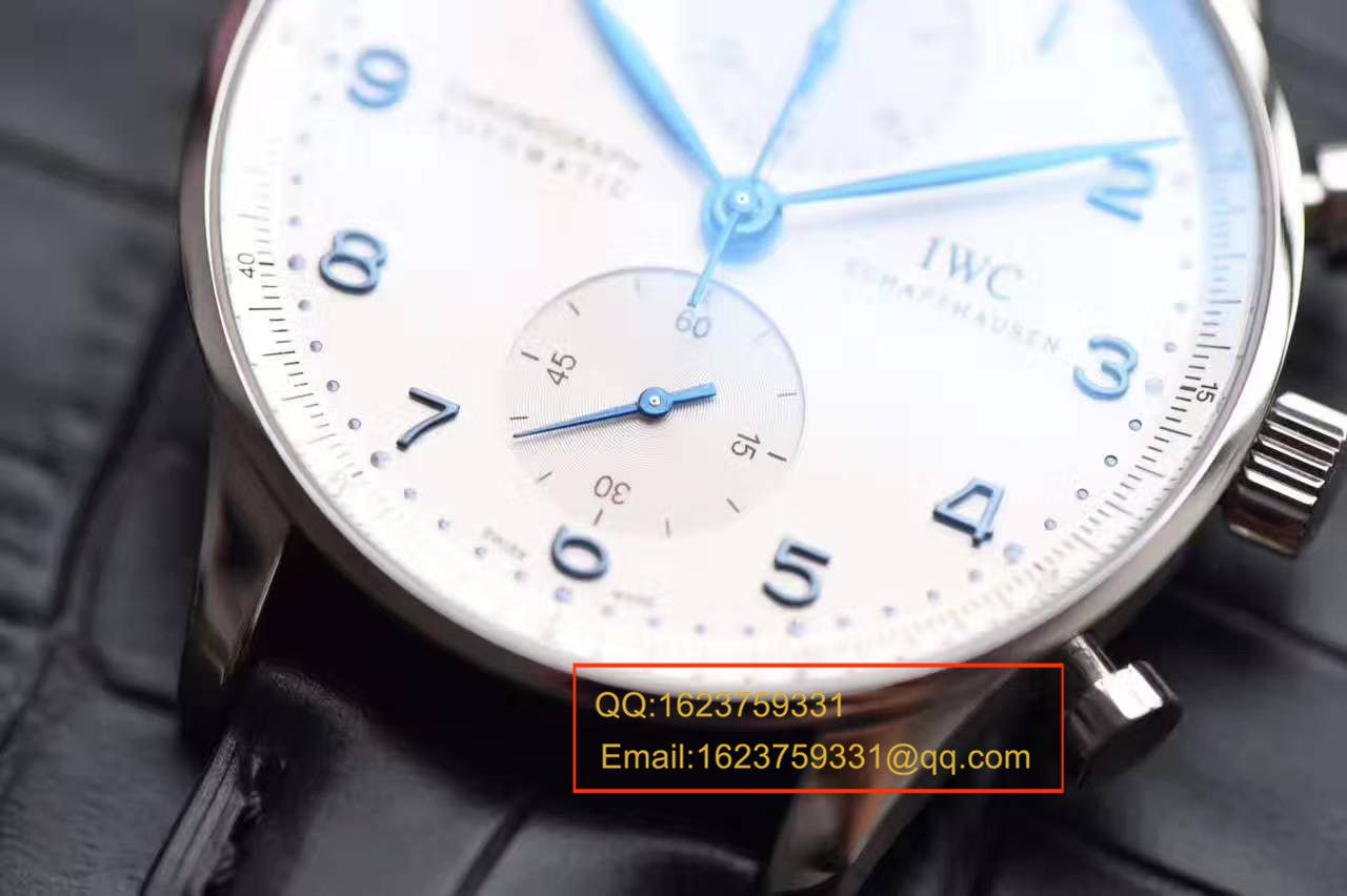 视频评测IWC万国表葡萄牙系列IW371446腕表(万国葡计蓝针)【YL厂V7版本一比一高仿手表】 