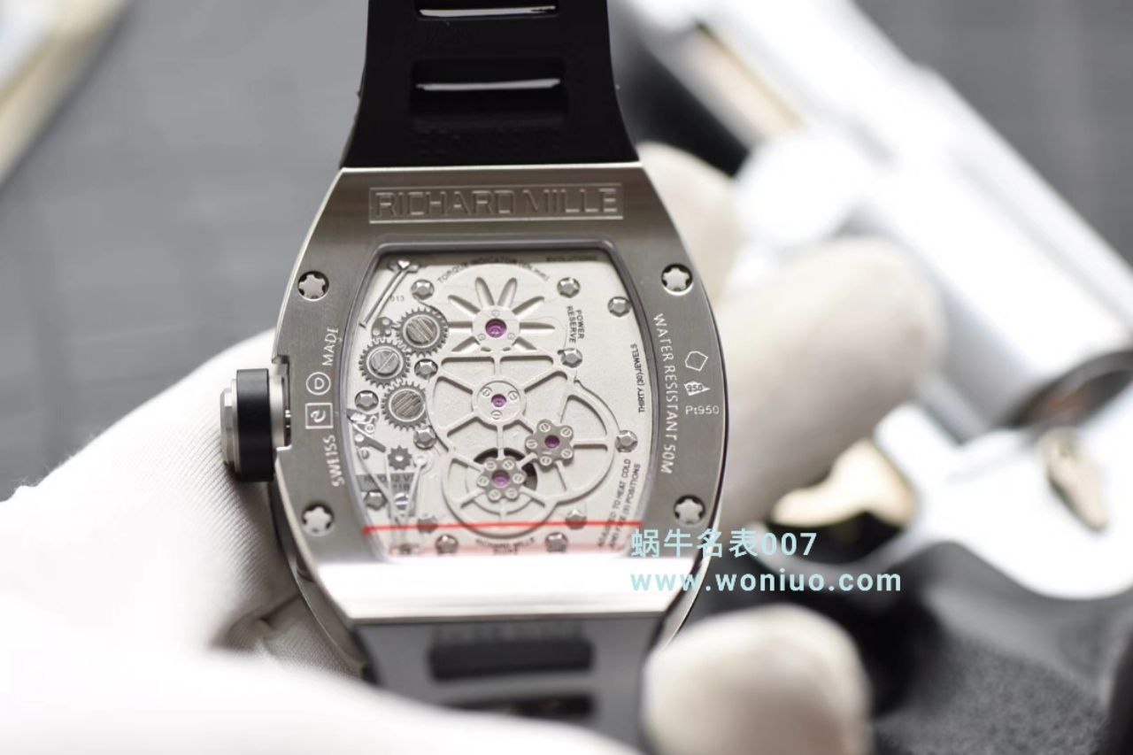 RICHARD MILLE（理查德米勒）视频评测里查德米尔男士系列RM 001腕表JB厂高仿理查德·米勒RM001真陀飞轮 