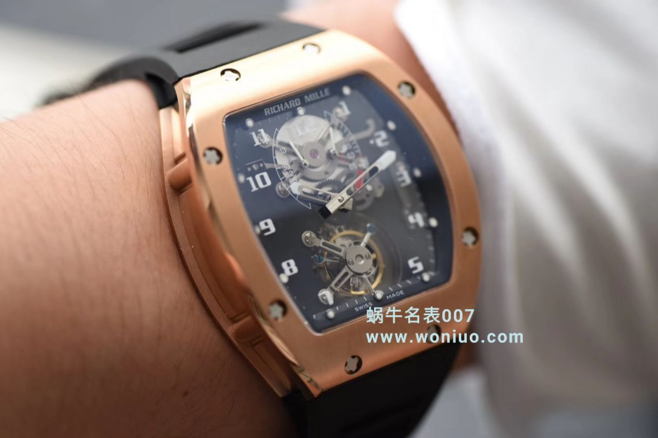 RICHARD MILLE（理查德米勒）视频评测里查德米尔男士系列RM 001腕表JB厂高仿理查德·米勒RM001真陀飞轮 