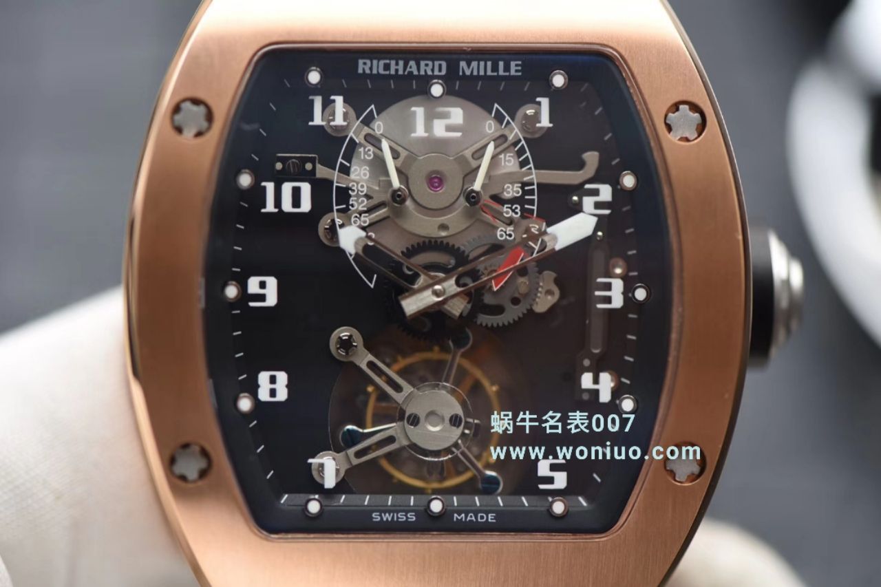 RICHARD MILLE（理查德米勒）视频评测里查德米尔男士系列RM 001腕表JB厂高仿理查德·米勒RM001真陀飞轮 