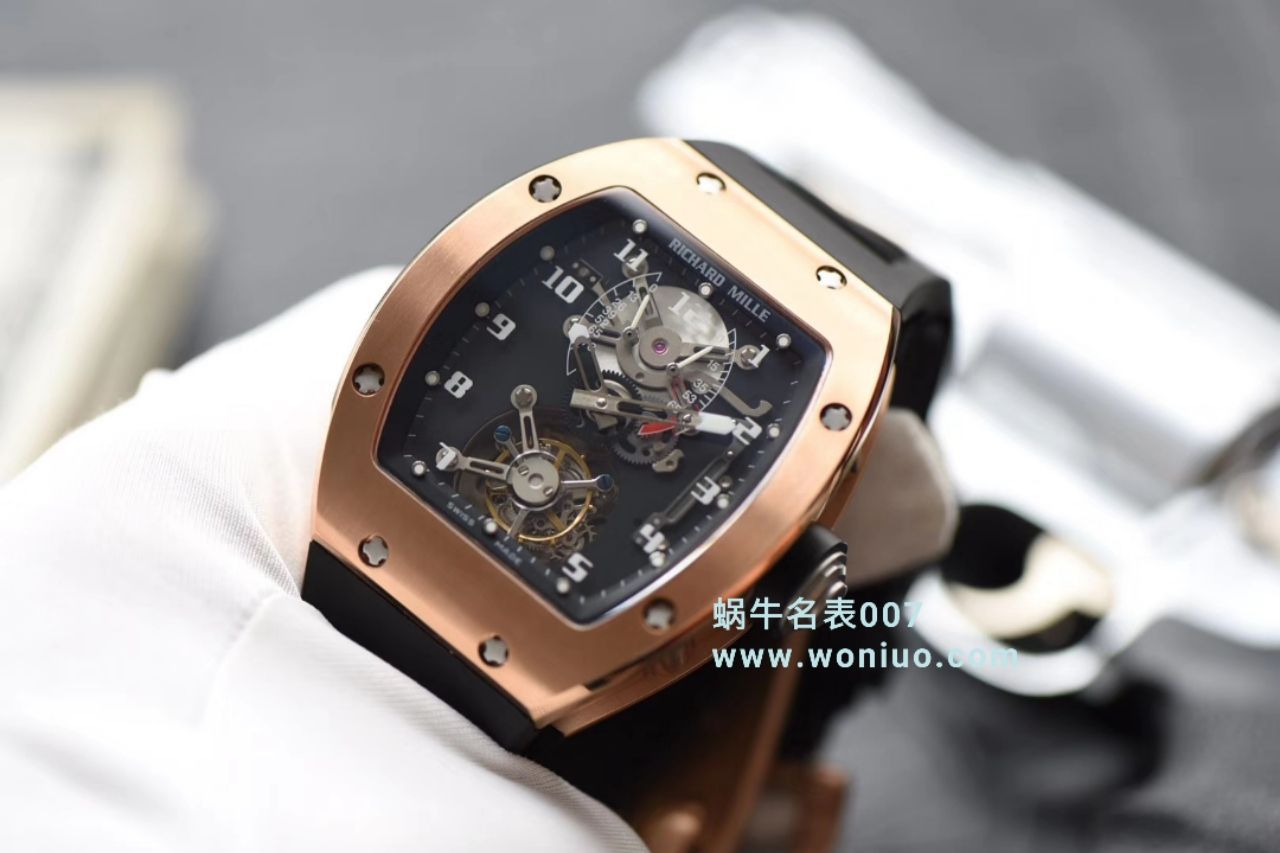 RICHARD MILLE（理查德米勒）视频评测里查德米尔男士系列RM 001腕表JB厂高仿理查德·米勒RM001真陀飞轮 