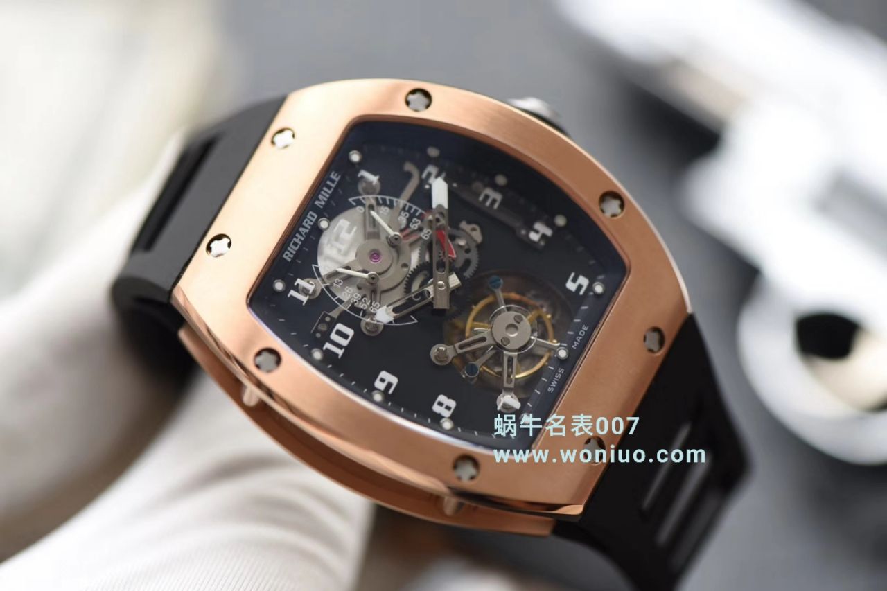 RICHARD MILLE（理查德米勒）视频评测里查德米尔男士系列RM 001腕表JB厂高仿理查德·米勒RM001真陀飞轮 