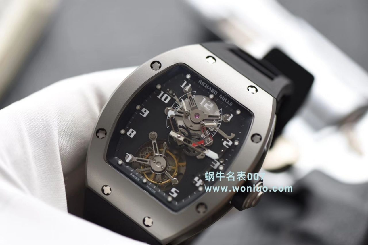 RICHARD MILLE（理查德米勒）视频评测里查德米尔男士系列RM 001腕表JB厂高仿理查德·米勒RM001真陀飞轮 