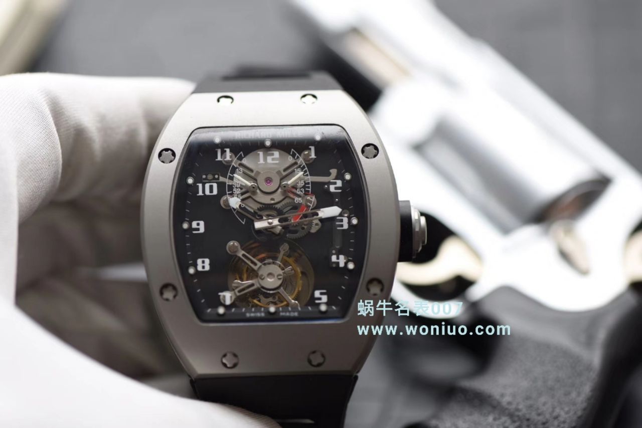 RICHARD MILLE（理查德米勒）视频评测里查德米尔男士系列RM 001腕表JB厂高仿理查德·米勒RM001真陀飞轮 