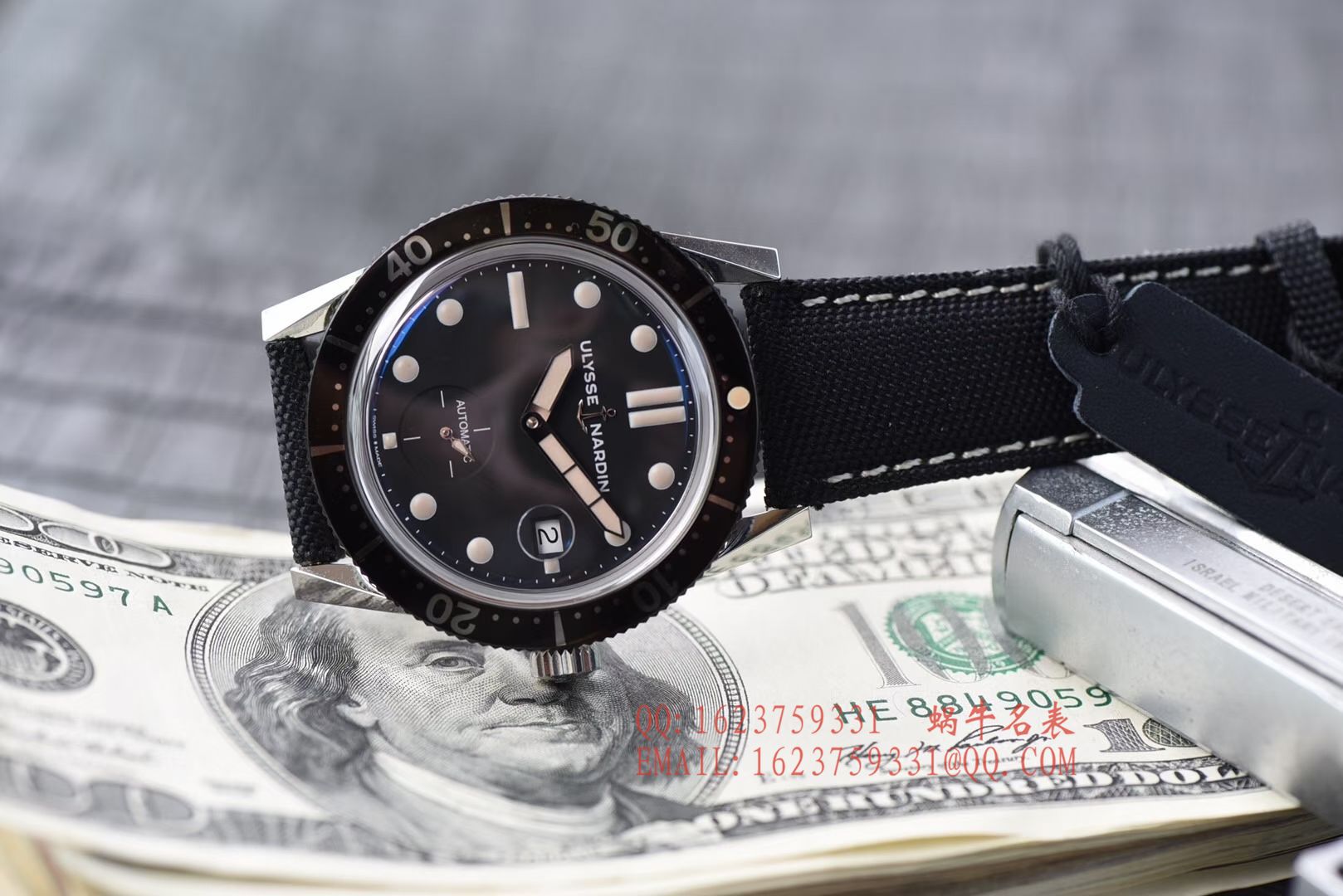 视频评测一比一超A高仿雅典表Ulysse Nardin Diver潜水表系列Le Locle 勒洛克潜水腕表3203-950 / YD012MM