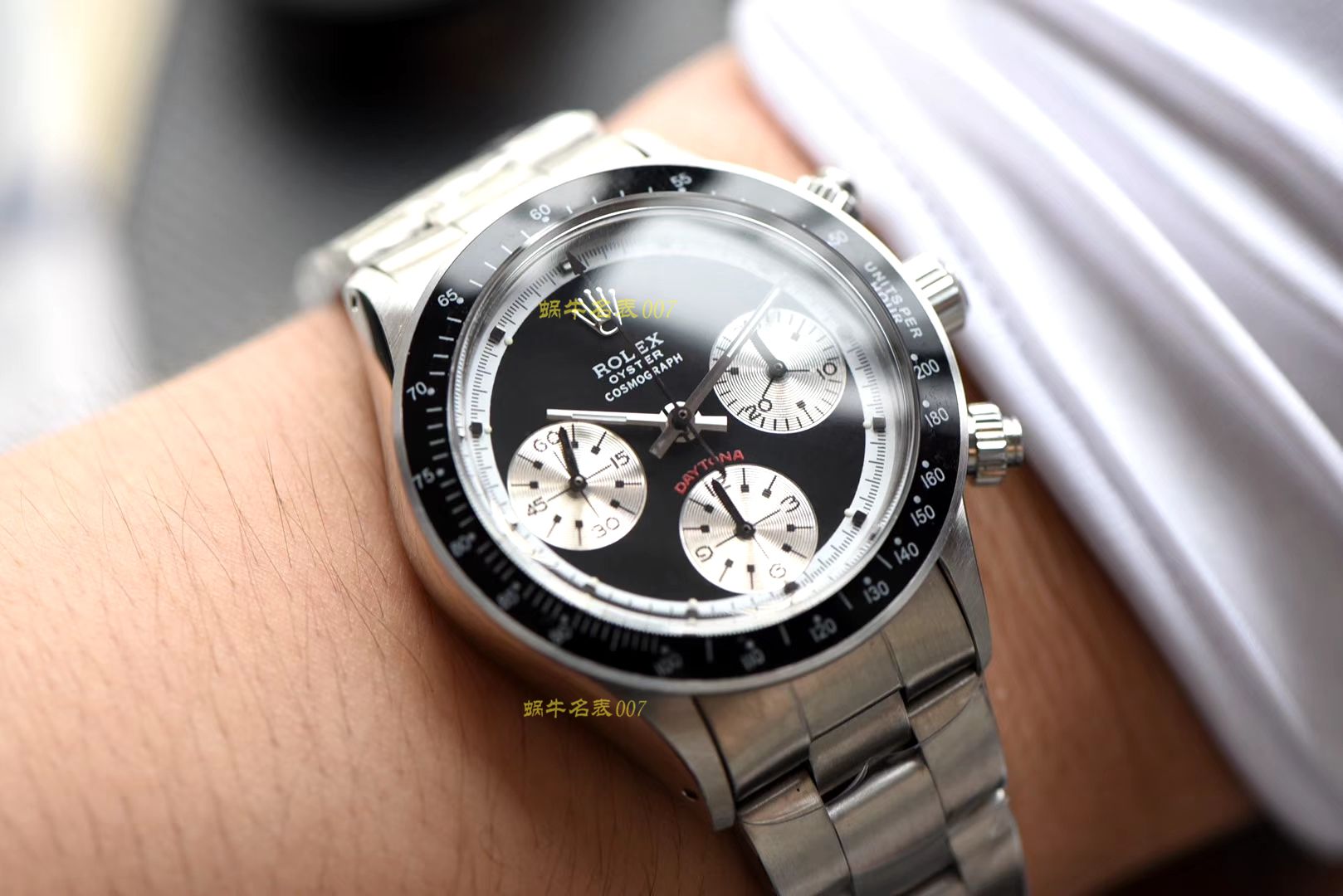 劳力士经典传奇～保罗.纽曼复古迪通拿‼️Rolex Paul Newman Daytona那种独特怀旧的设计感必是劳迷心头所爱 