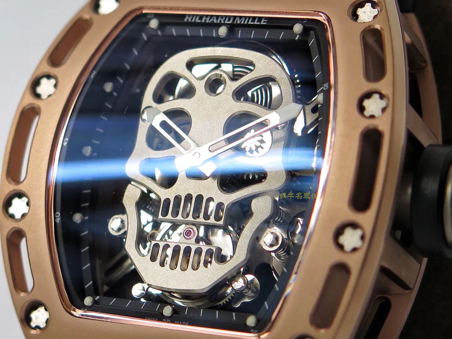 RICHARD MILLE 里查德米尔男士系列RM 52-01腕表【顶级复刻高仿理查德米勒骷髅头陀飞轮】 / RM052FD