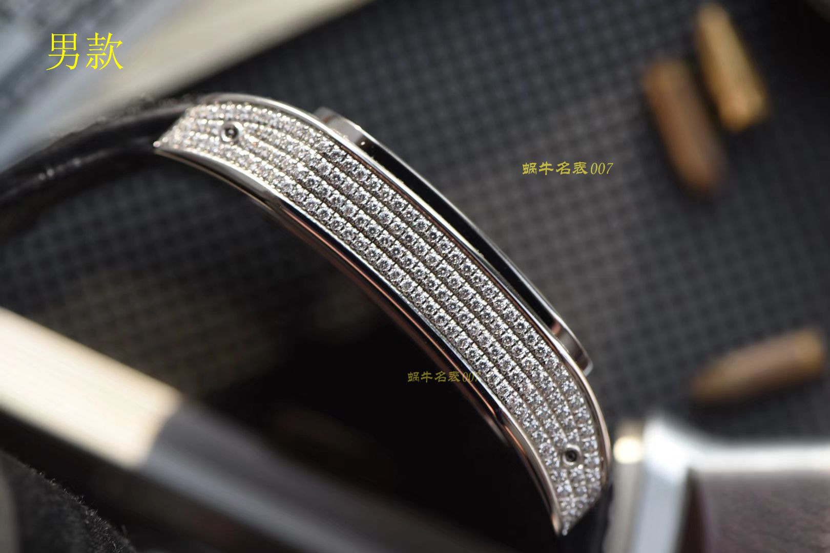 【视频评测】卡地亚山度士系列W20106X8腕表，V6厂一比一超A高仿顶级满钻款SANTOS 100后镶钻 