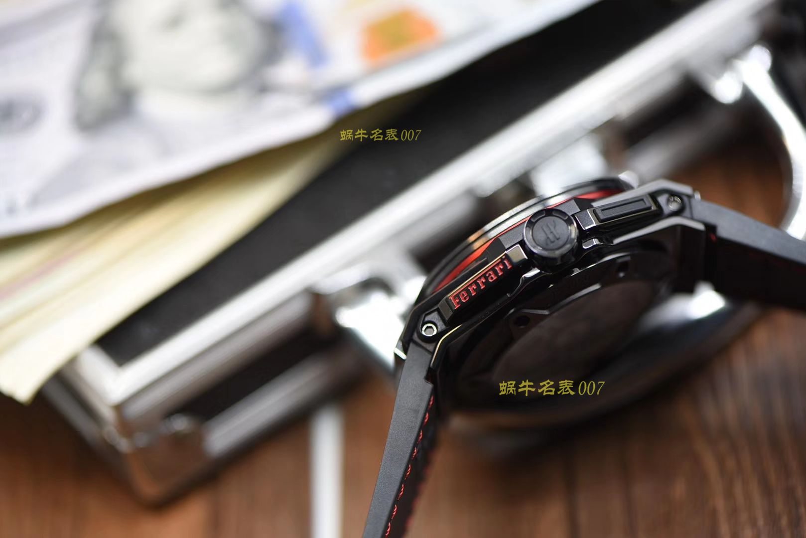 视频评测宇舶法拉利系列401.CX.0123.VR腕表一比一高仿【HBBV6最新力作‼️ Hublot  Ferrari Ceramic F11系列】 / YB062