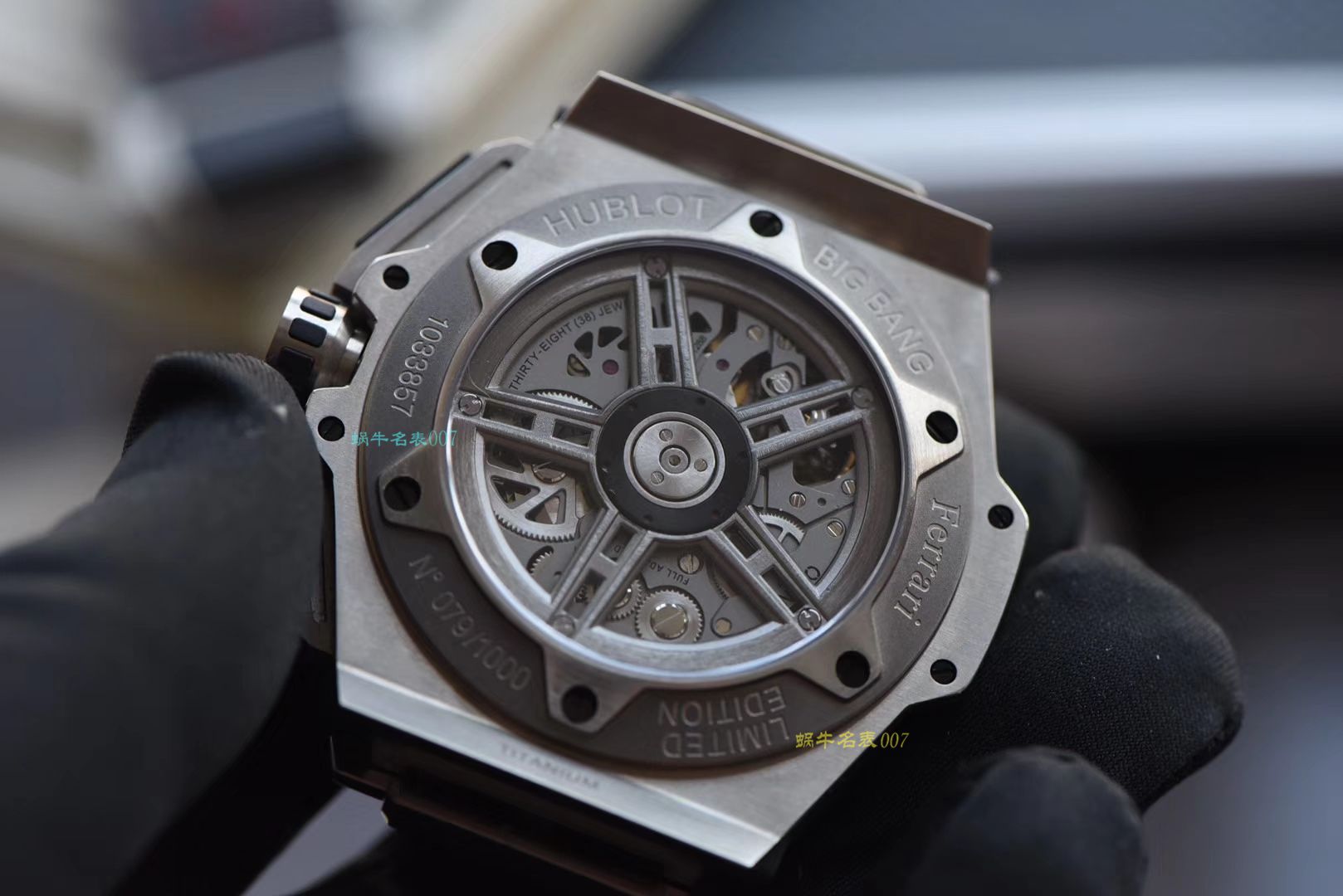 【视频评测V6出品】Hublot Big Bang Ferrari Titanium F3系列 宇舶法拉利401.NQ.0123.VR腕表 