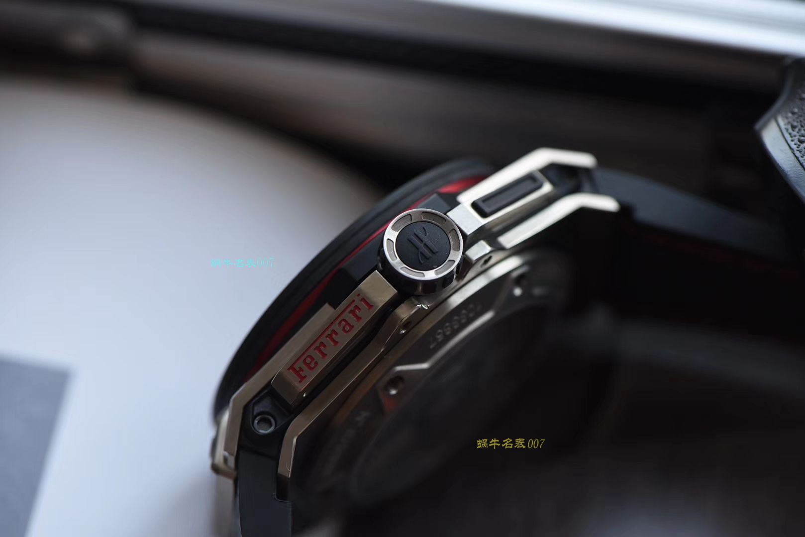 【视频评测V6出品】Hublot Big Bang Ferrari Titanium F3系列 宇舶法拉利401.NQ.0123.VR腕表 