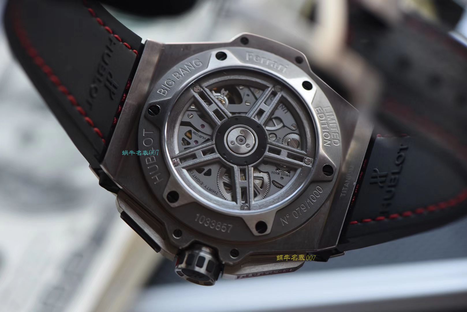 【视频评测V6出品】Hublot Big Bang Ferrari Titanium F3系列 宇舶法拉利401.NQ.0123.VR腕表 