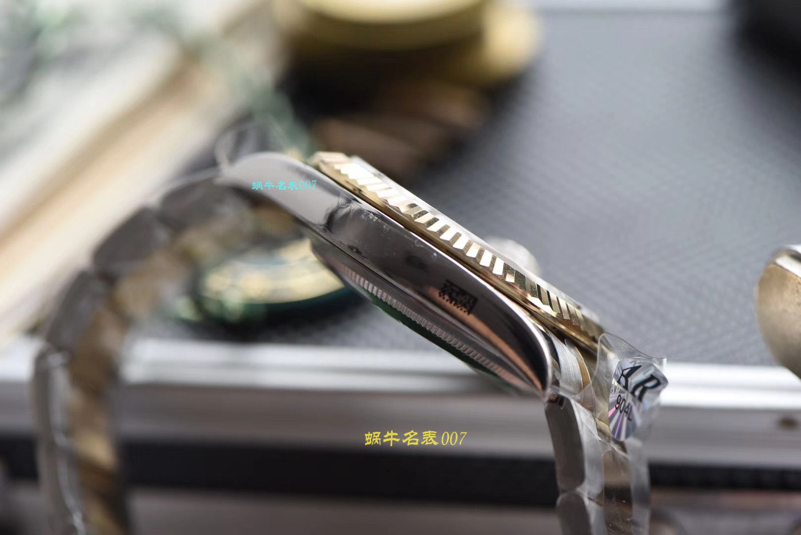 【视频评测AR厂官网劳力士41毫米间金日志】劳力士日志型高仿116333-72213 G香槟盘镶钻腕表 / R321