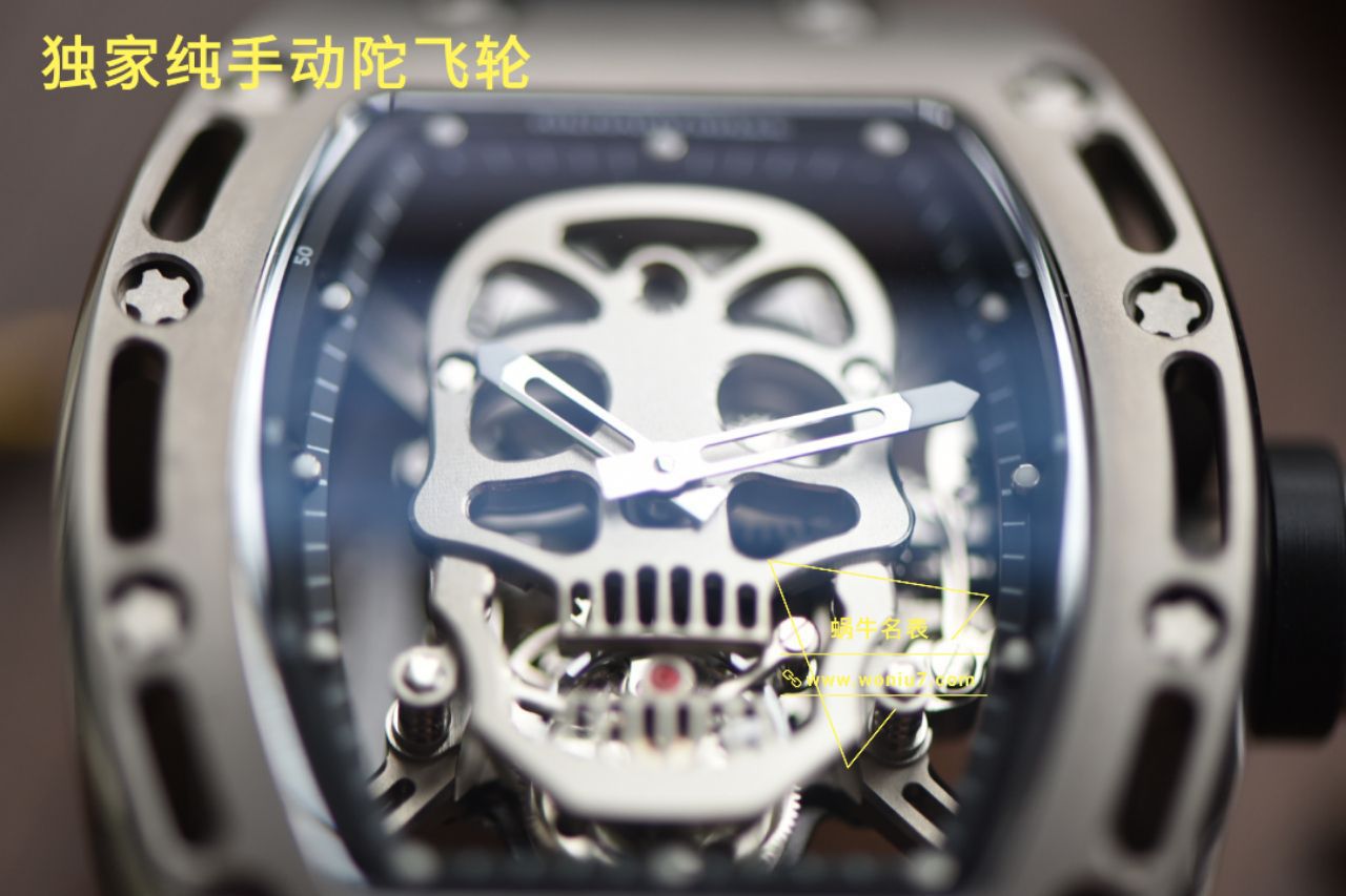 【视频评测理查德米勒骷髅头顶级复刻高仿手表Rm052至尊鬼王】RICHARD MILLE男士系列RM 052陀飞轮腕表 / RM 052