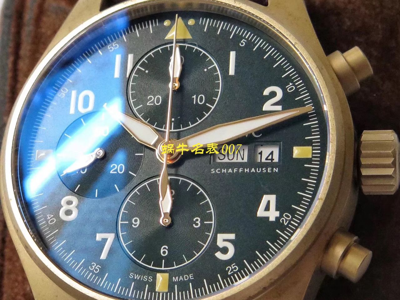 【ZF厂顶级IWC复刻表】万国表飞行员高仿IW387902腕表 / WG380