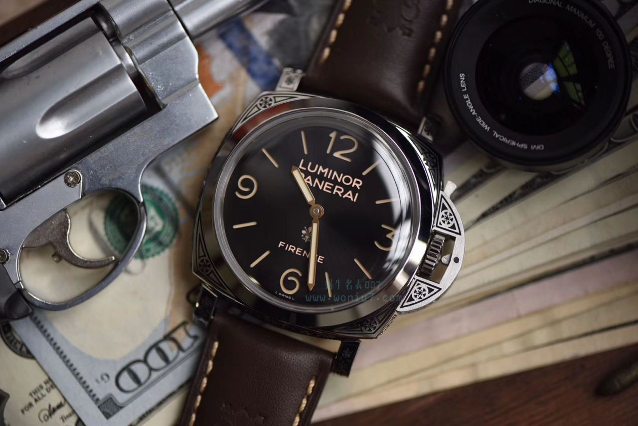 【视频评测V9厂Panerai复刻高仿手表】沛纳海LUMINOR系列 PAM00972 Firenze腕表 / V9PAM00972