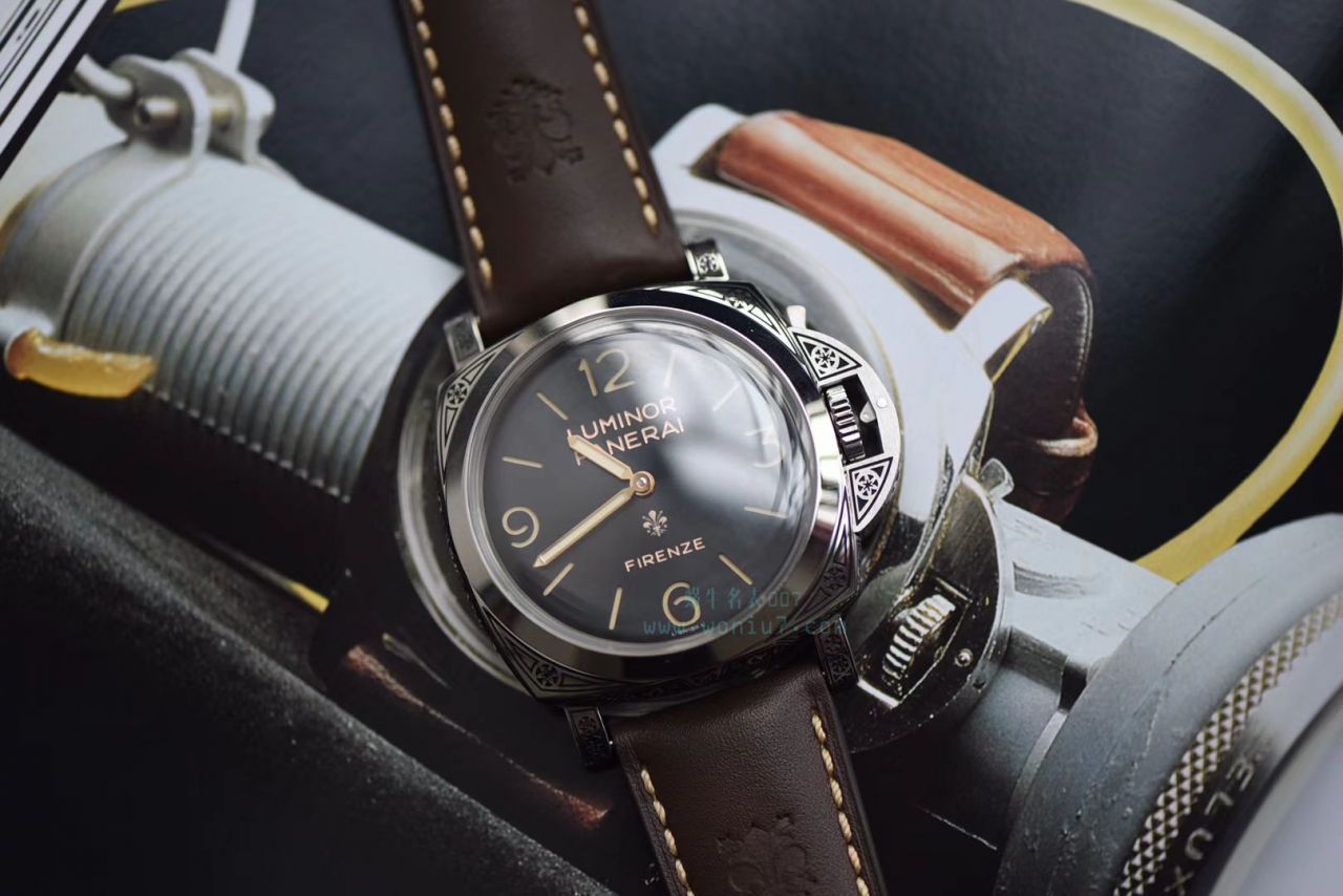 【视频评测V9厂Panerai复刻高仿手表】沛纳海LUMINOR系列 PAM00972 Firenze腕表 / V9PAM00972