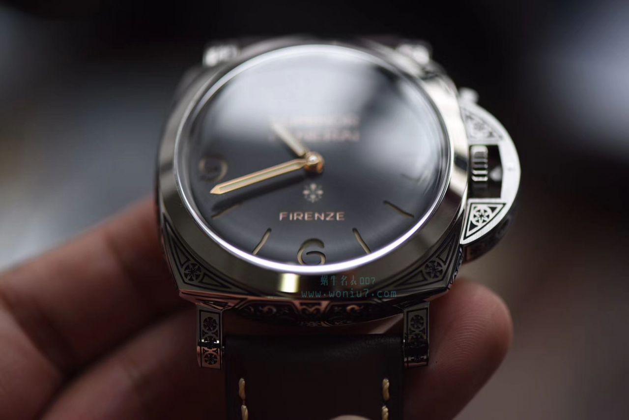 【视频评测V9厂Panerai复刻高仿手表】沛纳海LUMINOR系列 PAM00972 Firenze腕表 / V9PAM00972