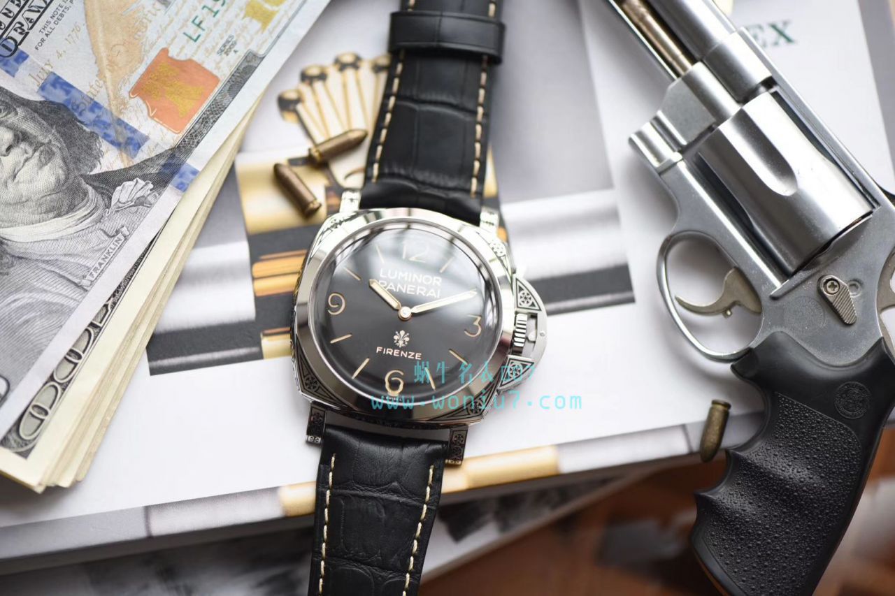 【视频评测V9厂Panerai复刻高仿手表】沛纳海LUMINOR系列 PAM00972 Firenze腕表 / V9PAM00972