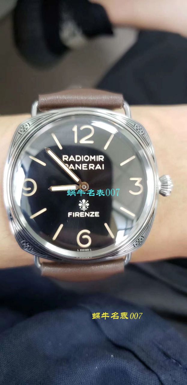 【视频评测V9厂Panerai复刻表】沛纳海LUMINOR系列 PAM00972 Firenze腕表 