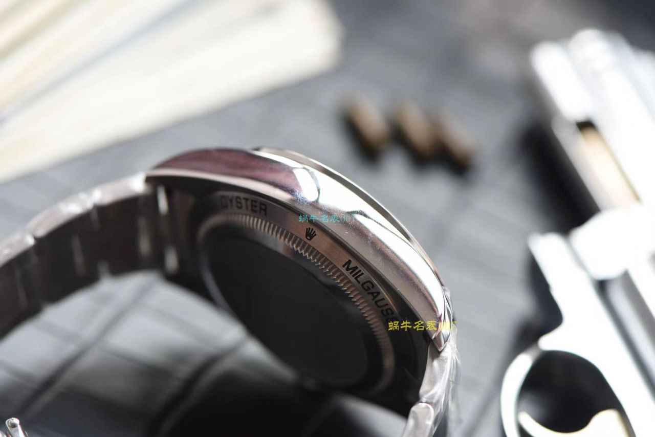 JB厂出品劳力士Label Noir合作开发116400闪电针的数据进行开发蚝式第一枚劳力士陀飞轮腕表 