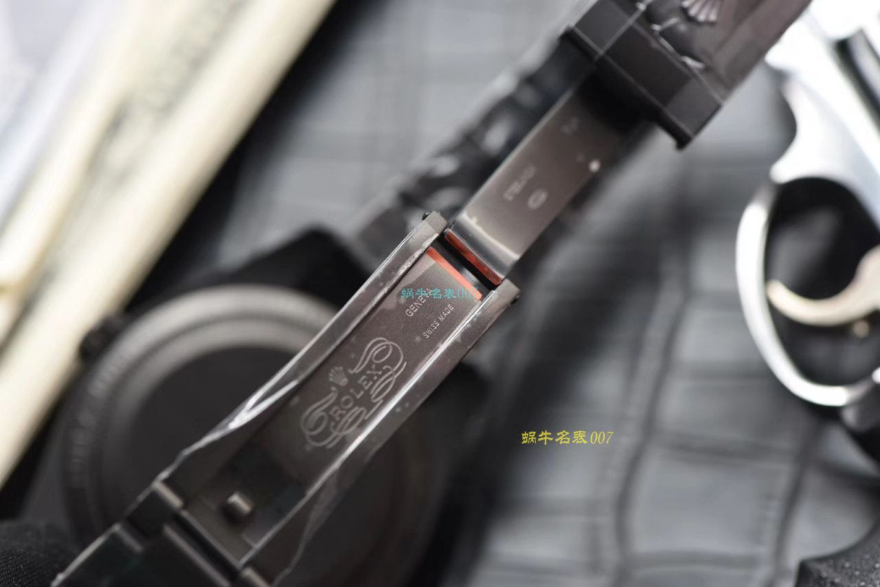 JB厂出品劳力士Label Noir合作开发116400闪电针的数据进行开发蚝式第一枚劳力士顶级复刻高仿陀飞轮腕表 / R361