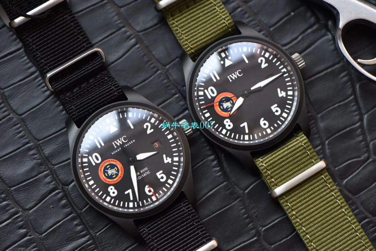 【M+万国复刻手表】IWC萬 國 IW32409 TOPGUN SFTI海軍空戰部隊飛行員特別紀念腕錶 / M379