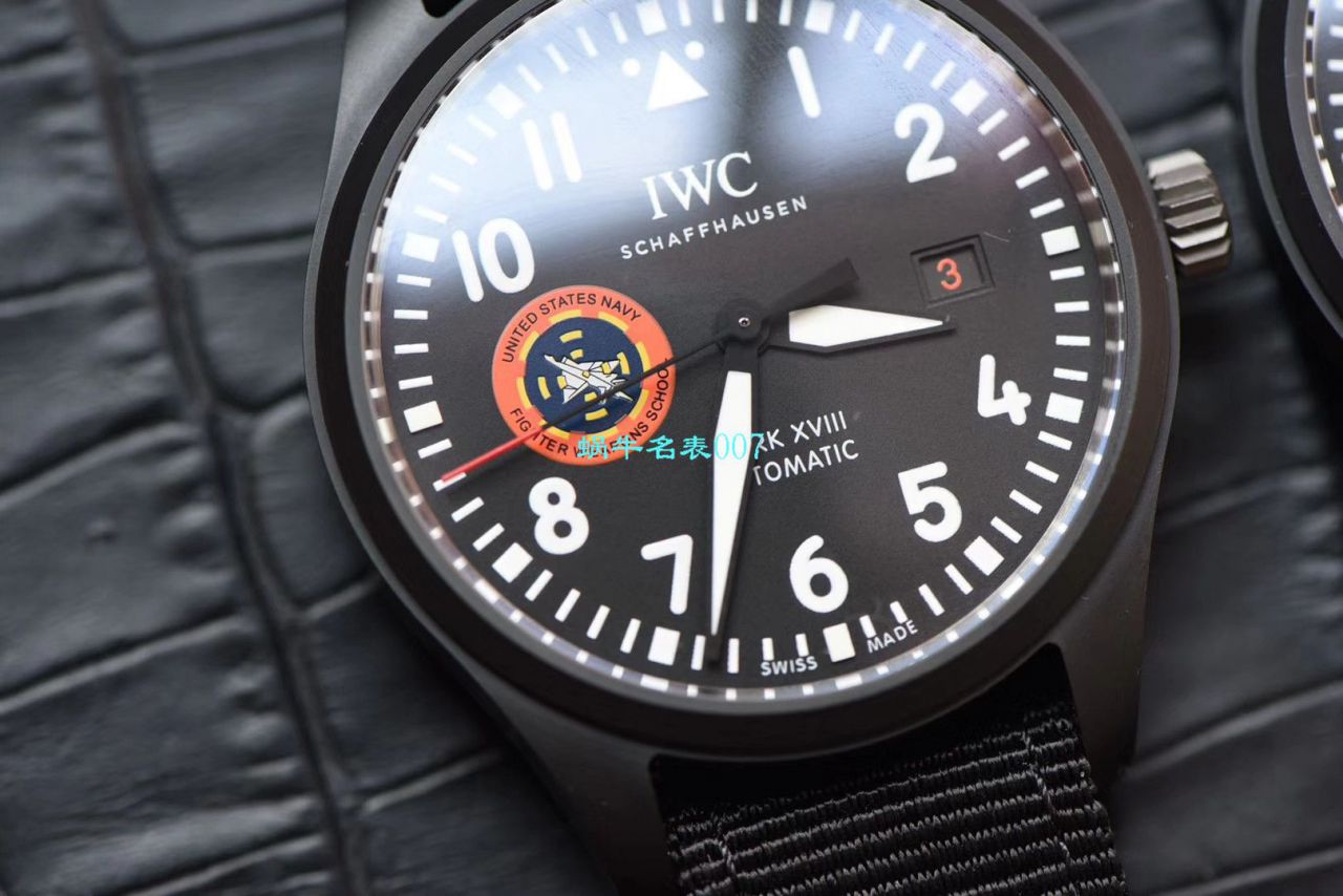 【M+万国复刻手表】IWC萬 國 IW32409 TOPGUN SFTI海軍空戰部隊飛行員特別紀念腕錶 / M379