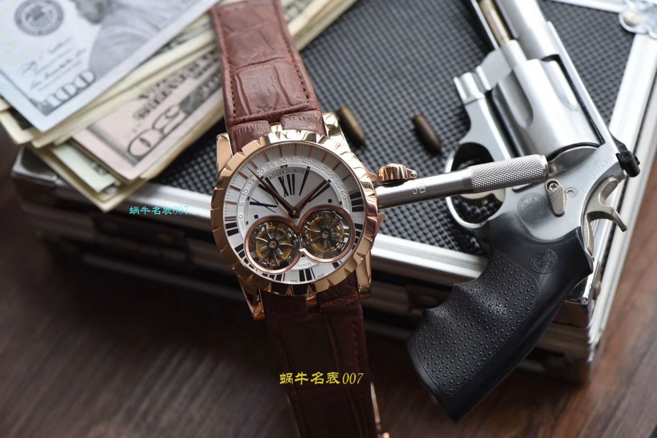 【JB厂罗杰杜彼复刻双飞行陀飞轮手表】Roger Dubuis罗杰杜彼EXCALIBUR（王者系列）系列RDDBEX0249腕表 / LJ031