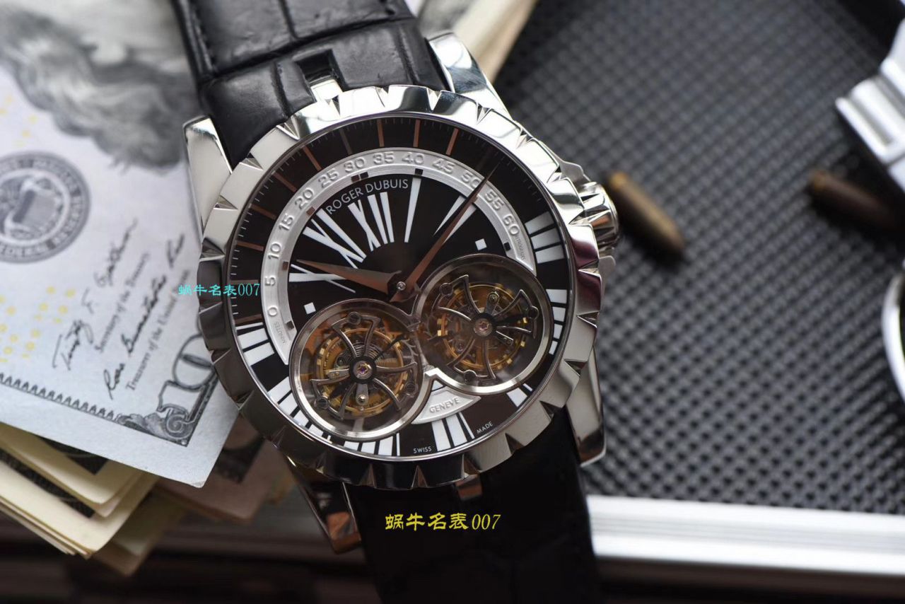 【JB厂罗杰杜彼复刻双飞行陀飞轮手表】Roger Dubuis罗杰杜彼EXCALIBUR（王者系列）系列RDDBEX0249腕表 