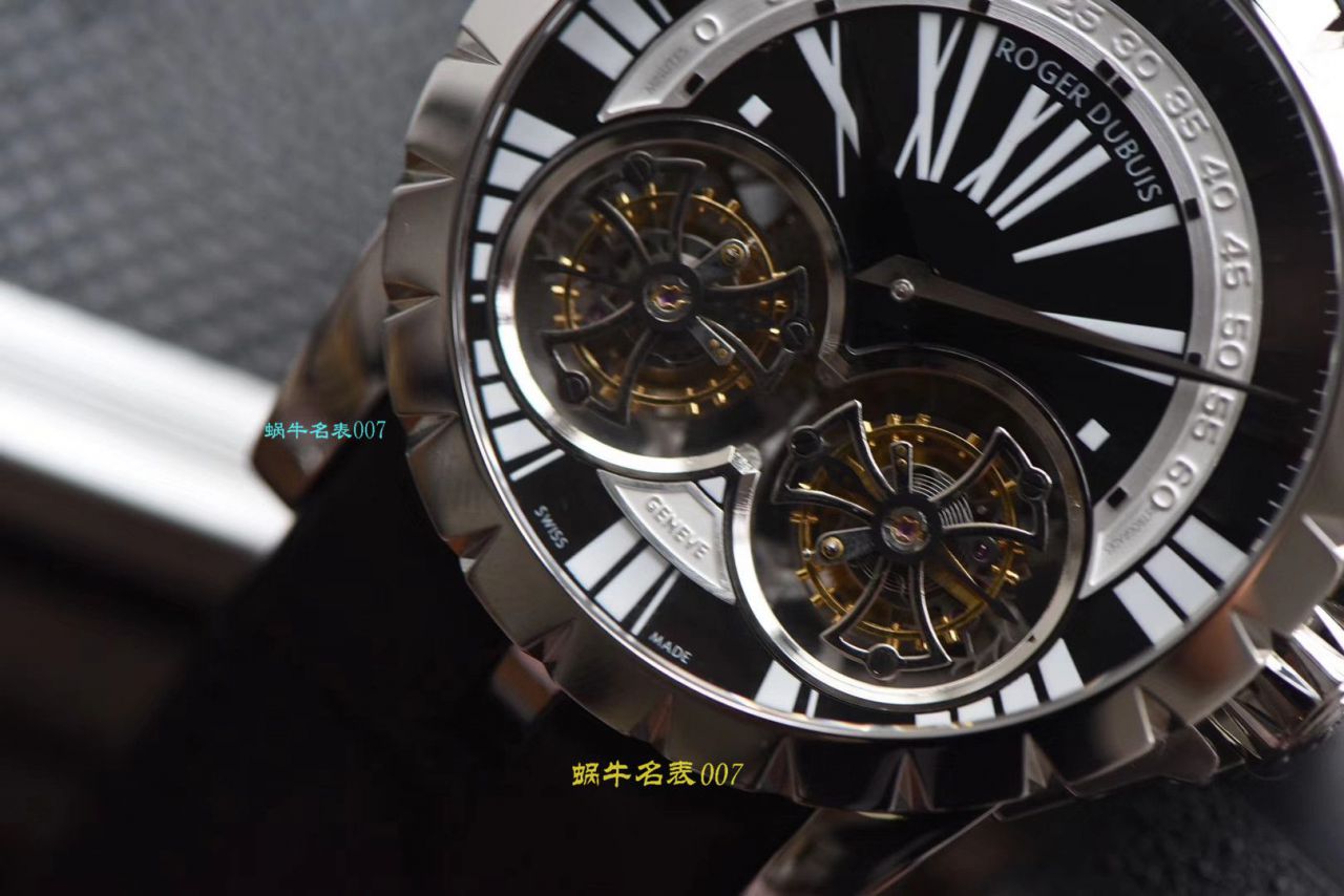 【JB厂罗杰杜彼复刻双飞行陀飞轮手表】Roger Dubuis罗杰杜彼EXCALIBUR（王者系列）系列RDDBEX0249腕表 / LJ031