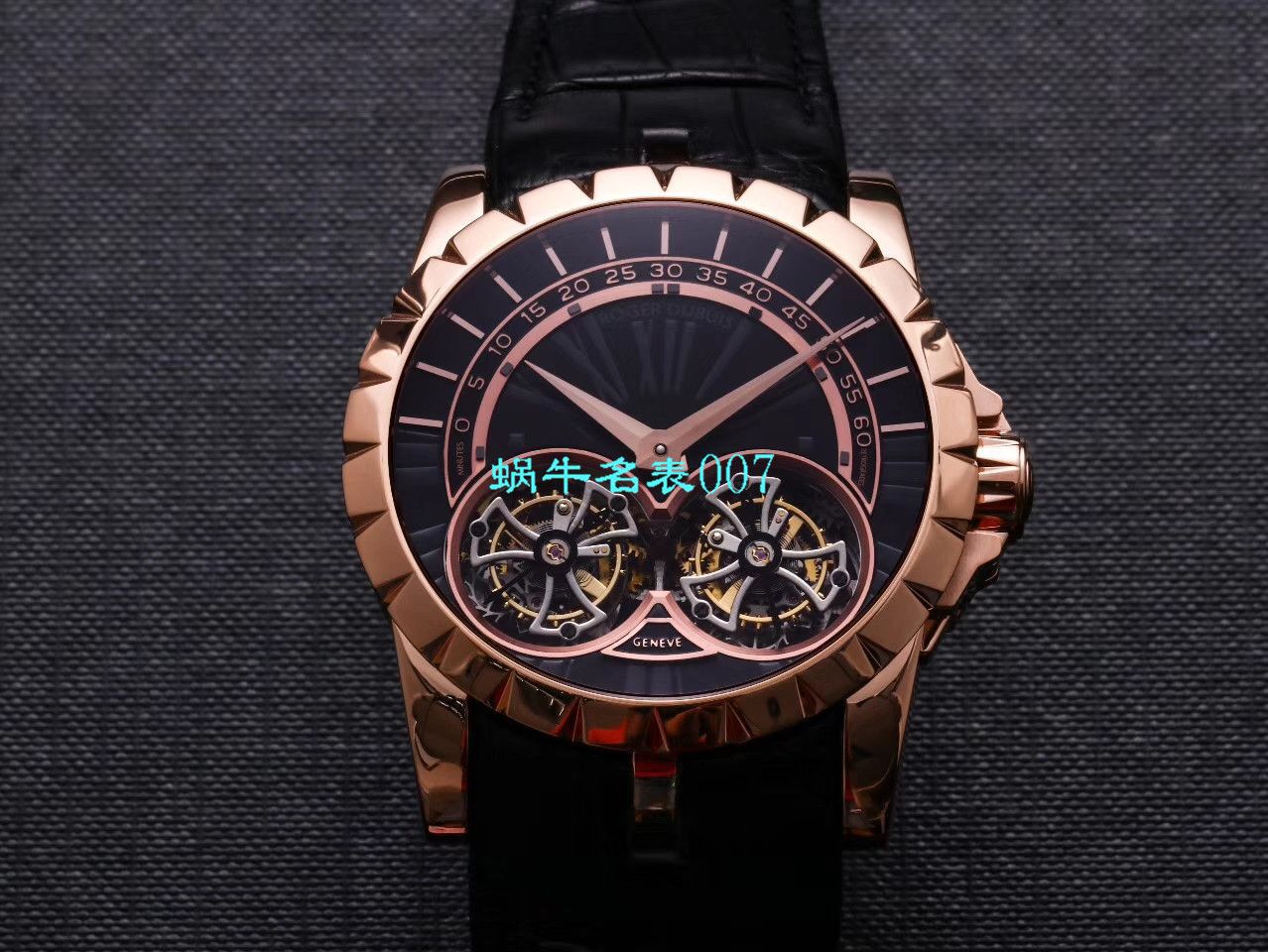 【JB厂罗杰杜彼复刻双飞行陀飞轮手表】Roger Dubuis罗杰杜彼EXCALIBUR（王者系列）系列RDDBEX0249腕表 / LJ031