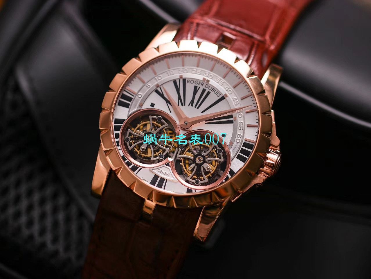 【JB厂罗杰杜彼复刻双飞行陀飞轮手表】Roger Dubuis罗杰杜彼EXCALIBUR（王者系列）系列RDDBEX0249腕表 / LJ031