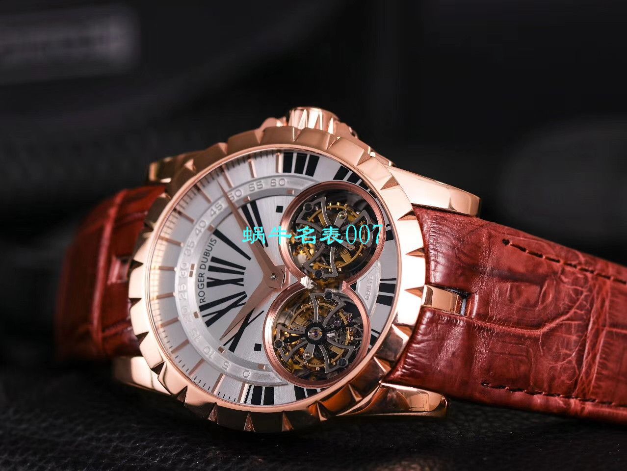 【JB厂罗杰杜彼复刻双飞行陀飞轮手表】Roger Dubuis罗杰杜彼EXCALIBUR（王者系列）系列RDDBEX0249腕表 / LJ031