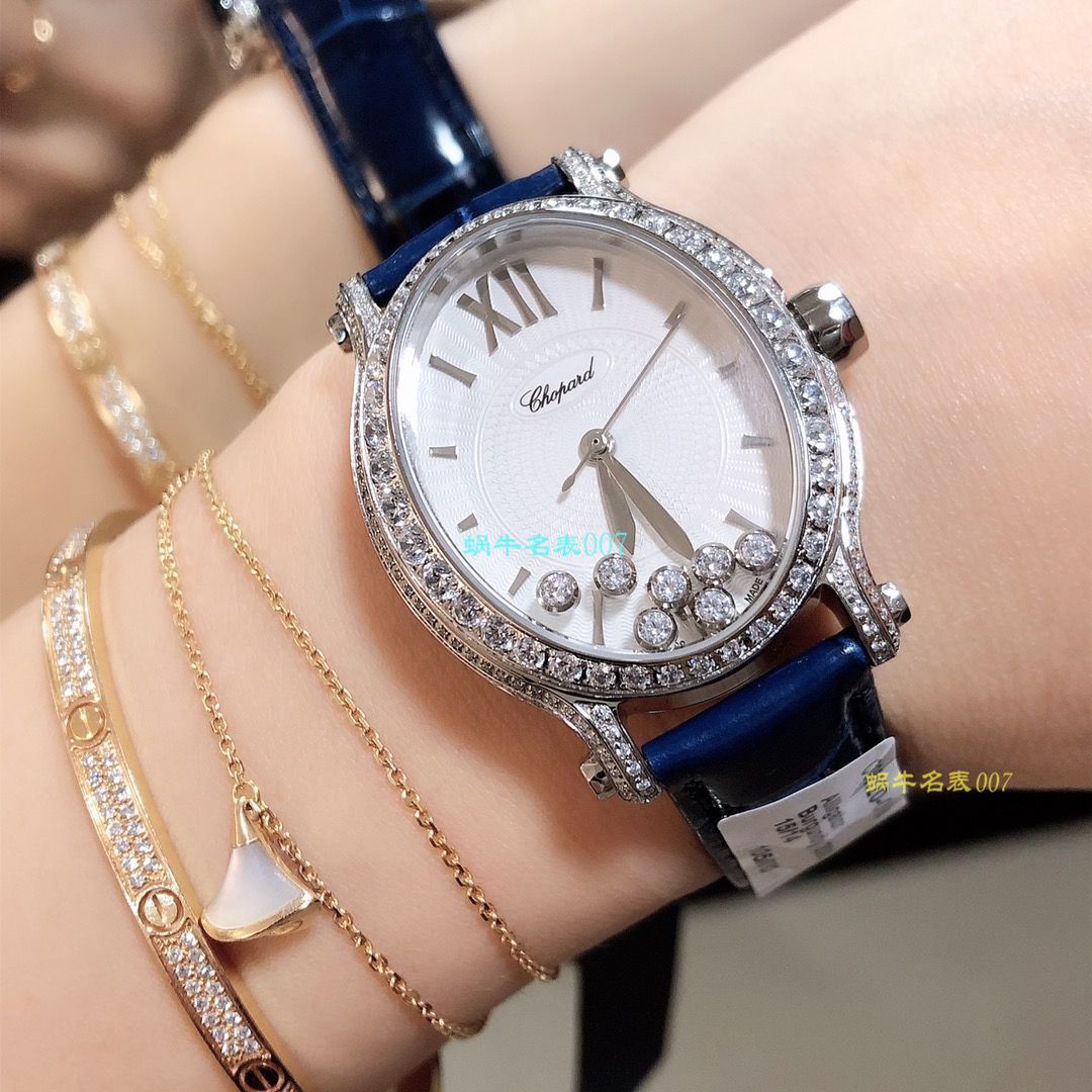 【萧邦顶级高仿表价格吧】萧邦HAPPY DIAMONDS系列275362-5003腕表 / XB023