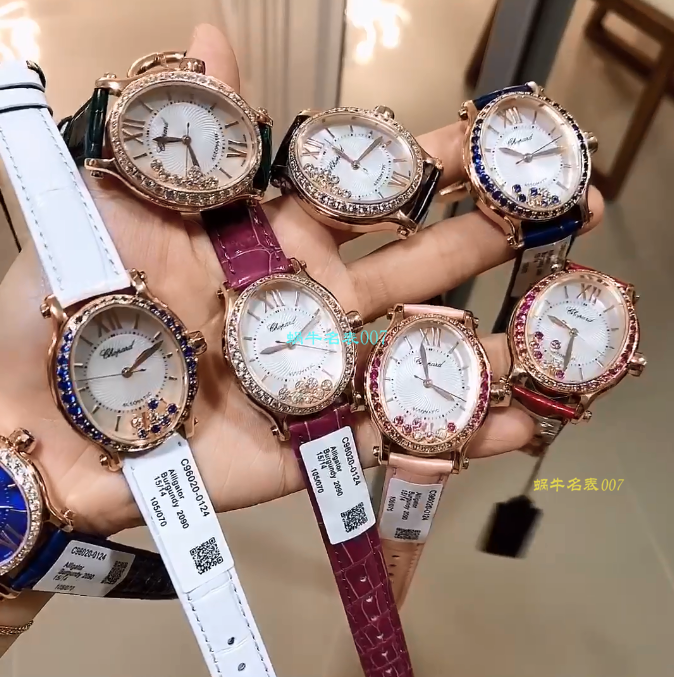 【萧邦顶级高仿表价格吧】萧邦HAPPY DIAMONDS系列275362-5003腕表 / XB023
