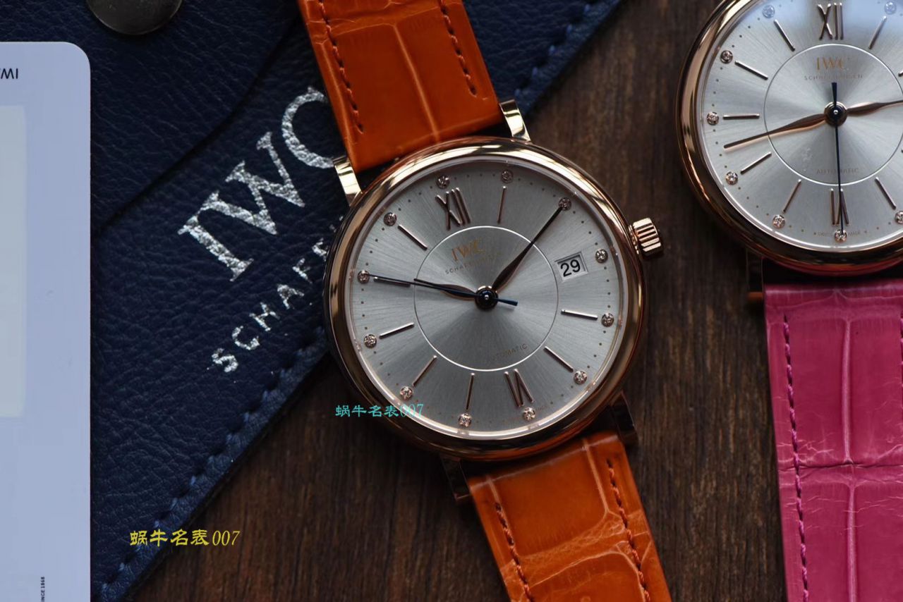 【M+厂顶级复刻高仿手表】IWC万国表柏涛菲诺系列IW458116、IW458101女士腕表 / WG373