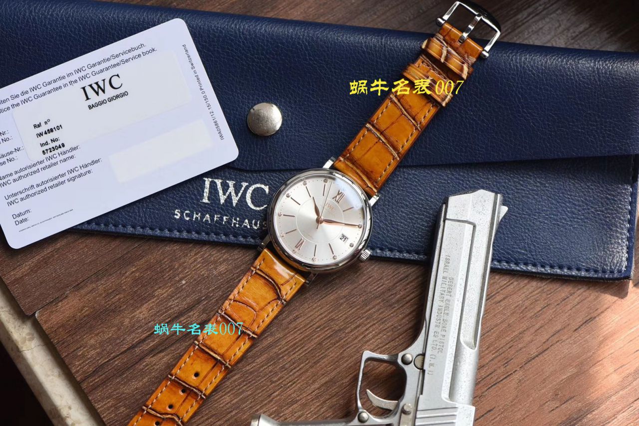 【M+厂顶级复刻手表】IWC万国表柏涛菲诺系列IW458116、IW458101女士腕表 